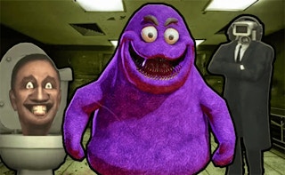 Image Grimace Shake - Escape Skibidi and Cameraman